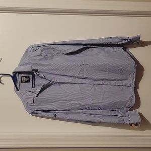 Superdry Blue Strip Dress Shirt